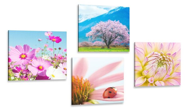 Set di quadri – Tra le braccia della natura