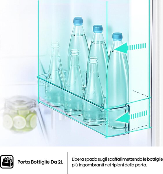 Hisense Frigorifero da Incasso Doppia Porta Capacit 205 Litri Classe energetica E Raffreddamento Statico - RI1P205NEWE