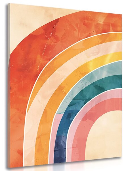 Stampa su tela – Arcobaleno Peach Fuzz