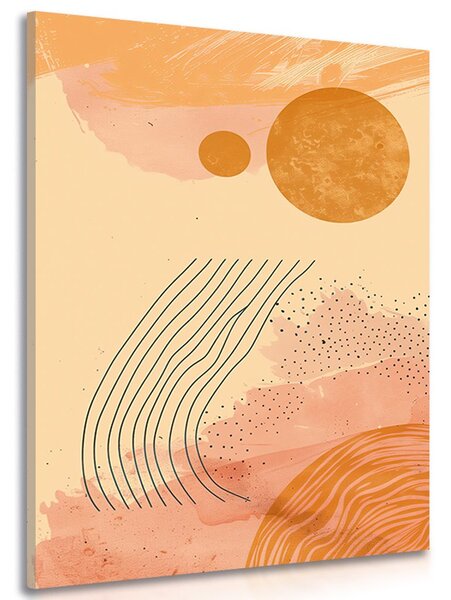 Stampa su tela – Motivi moderni Peach Fuzz