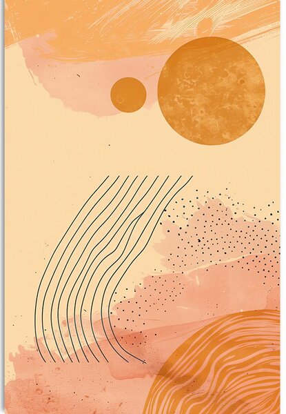Stampa su tela – Motivi moderni Peach Fuzz