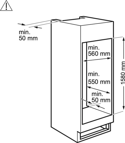Smeg Frigorifero da Incasso Doppia Porta Capacit 249 Litri Classe energetica E Raffreddamento Statico - D4152E