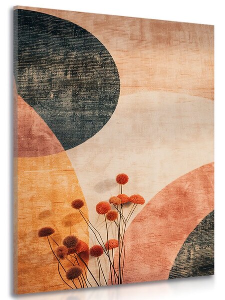 Quadro su tela – Motivi con fiore Peach Fuzz