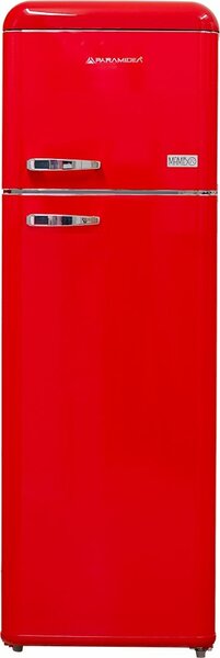 PYRAMIDEA Frigorifero Doppia Porta 280 Litri Classe E Raffreddamento Statico colore Rosso - MAMBO289R