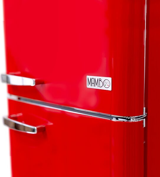 PYRAMIDEA Frigorifero Doppia Porta 280 Litri Classe E Raffreddamento Statico colore Rosso - MAMBO289R