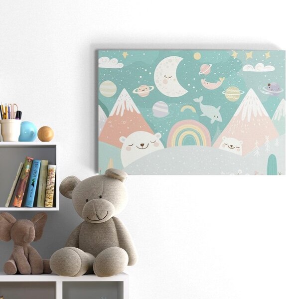 Quadro su tela – Per bambini: dal regno degli animali