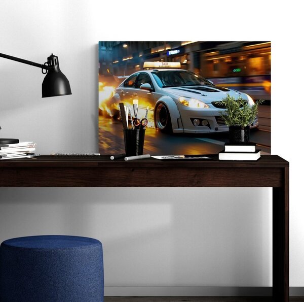 Stampa su tela – Taxi Peugeot