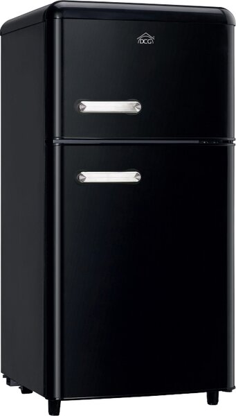 DCG Frigorifero Doppia Porta Capacit 110 Litri Classe energetica E Raffreddamento Statico colore Nero - MF110BCDP