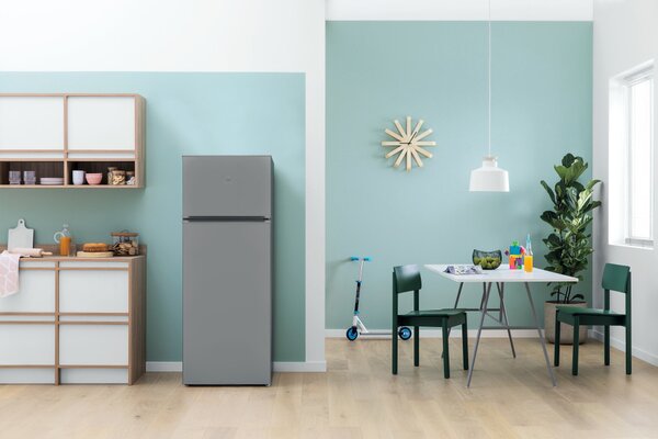 Indesit Frigorifero Doppia Porta Capacit 212 Litri Classe energetica E Raffreddamento Statico colore Argento - I55TM 4120 S 1