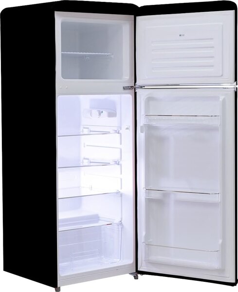 PYRAMIDEA Frigorifero Doppia Porta Capacit 240 Litri Classe energetica E Raffreddamento Ventilato colore Nero Satinato Opaco - MAMBO2402B Mambo
