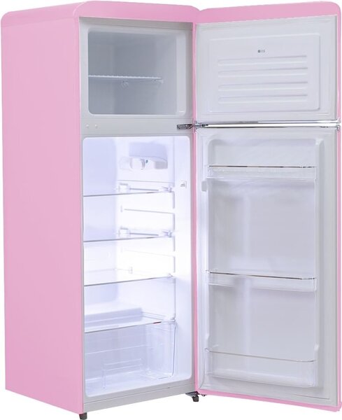 PYRAMIDEA Frigorifero Doppia Porta Capacit 240 Litri Classe energetica E Raffreddamento Ventilato colore Rosa Satinato Opaco - MAMBO2402P Mambo