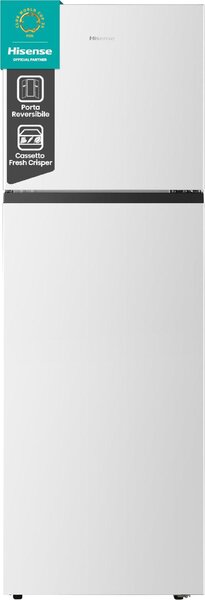 Hisense Frigorifero Doppia Porta Capacit 249 Litri Classe E Raffreddamento Total No Frost colore Bianco - RT327N4AWE