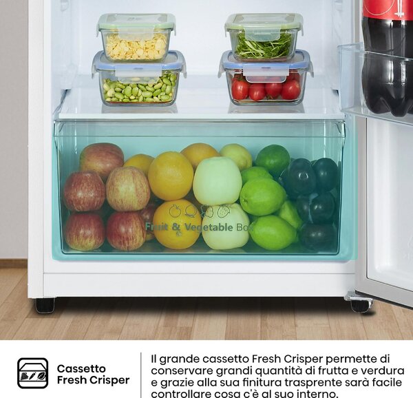 Hisense Frigorifero Doppia Porta Capacit 249 Litri Classe E Raffreddamento Total No Frost colore Bianco - RT327N4AWE