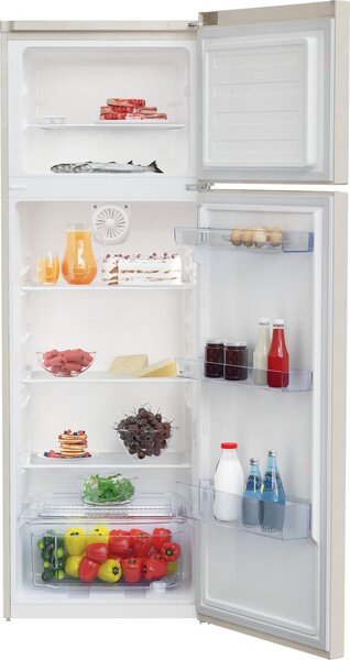 Beko Frigorifero Doppia Porta Capacit 306 Litri Classe energetica E Raffreddamento Statico colore Beige Marmorizzato - RDSA310M40BN