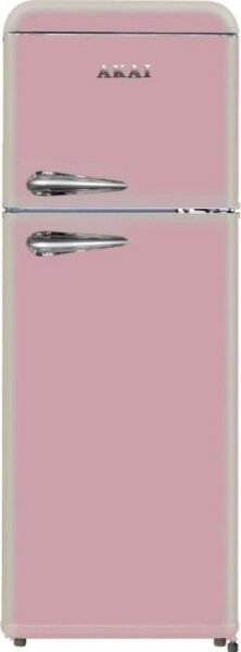 Akai Frigorifero Doppia Porta Capacit 280 Litri Classe energetica F Raffreddamento Statico colore Rosa - CLASS280KPK