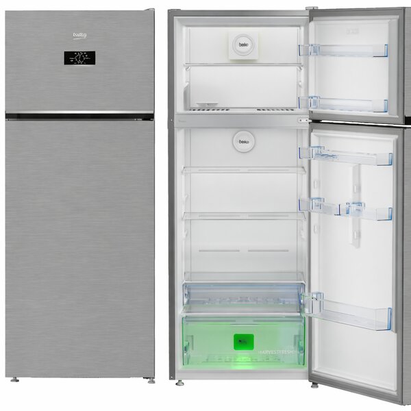 Beko Frigorifero Doppia Porta Capacit 406 Litri Classe energetica E Raffreddamento No Frost colore Argento - RDNG455E40XBN