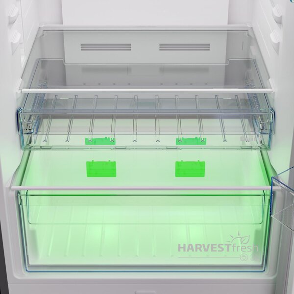 Beko Frigorifero Doppia Porta Capacit 455 Litri Classe energetica E Raffreddamento No Frost colore Metal Look - RDNE455E40DXBN
