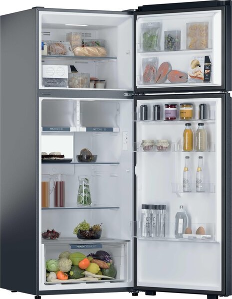 Haier Frigorifero Doppia Porta Capacit 464 Litri Classe energetica D Raffreddamento No Frost colore Nero - HPR5718DNMB