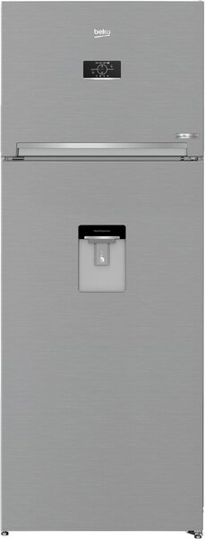Beko Frigorifero Doppia Porta Capacit 455 Litri Classe energetica E Raffreddamento No Frost colore Metal Look - RDNE455E40DXBN