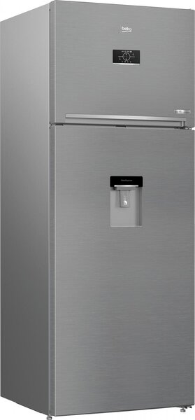 Beko Frigorifero Doppia Porta Capacit 455 Litri Classe energetica E Raffreddamento No Frost colore Metal Look - RDNE455E40DXBN