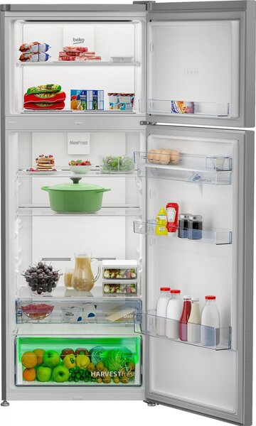 Beko Frigorifero Doppia Porta Capacit 455 Litri Classe energetica E Raffreddamento No Frost colore Metal Look - RDNE455E40DXBN