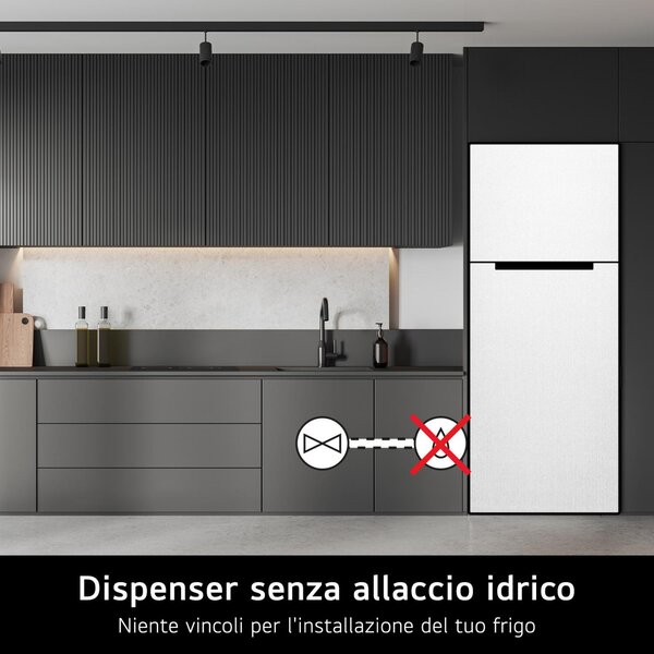 Lg Frigorifero Doppia Porta Capacit 509 Litri Classe energetica E Raffreddamento No Frost colore Beige - GTF744SEPED