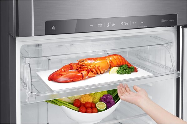 Lg Frigorifero Doppia Porta Capacit 506 Litri Classe energetica E Raffreddamento No Frost colore Inox - GTB744PZHED