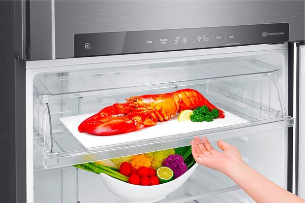 Lg Frigorifero Doppia Porta Capacit 546 Litri Classe energetica E Raffreddamento No Frost colore Inox - GTF744PZPZD