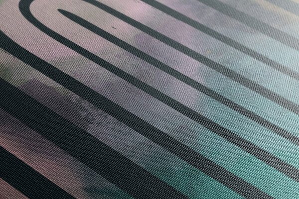 Stampa su tela – Street art arcobaleno Mid-Century