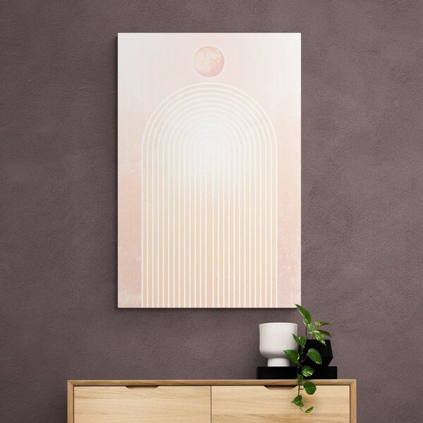 Quadro su tela – Arcobaleno pesca moderno Mid-Century
