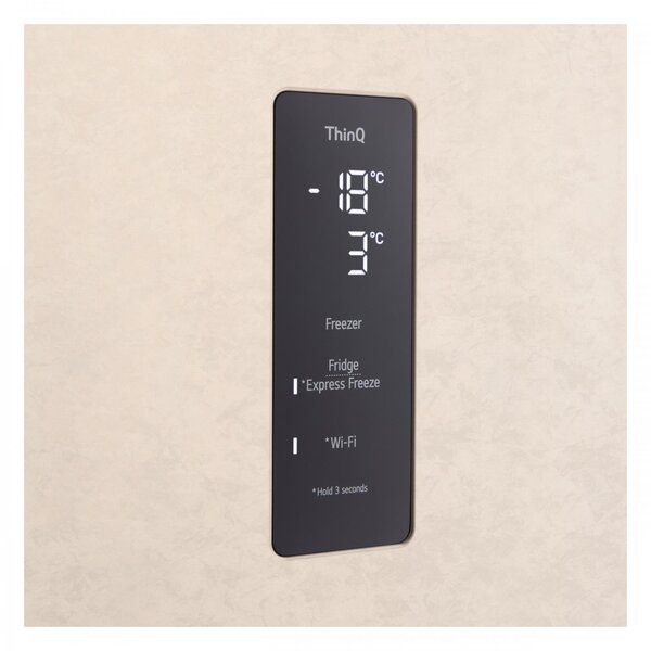 Lg Frigorifero Doppia Porta Capacit 609 Litri Classe energetica E Raffreddamento No Frost colore Sabbia - GTFV61SEBQD