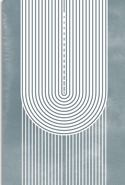 Stampa su tela – Arcobaleno boho Mid-Century