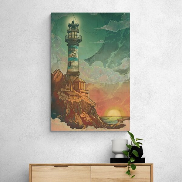 Quadro su tela – Faro da favola