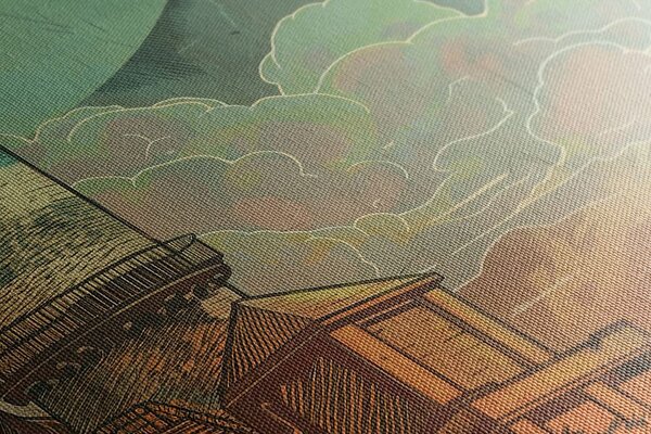 Quadro su tela – Faro da favola