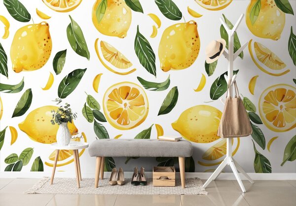 Carta da parati – Limoni Estivi