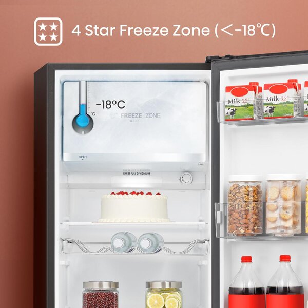 Hisense Frigorifero Monoporta Capacit 165 Litri Classe energetica E Raffreddamento Statico colore Nero - RR220D4BBE RR