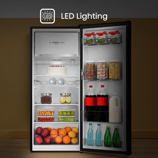 Hisense Frigorifero Monoporta Capacit 165 Litri Classe energetica E Raffreddamento Statico colore Nero - RR220D4BBE RR
