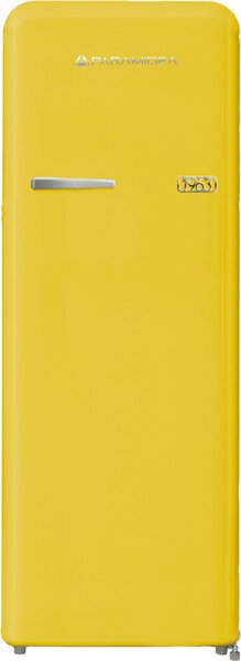 PYRAMIDEA Frigorifero Monoporta Capacit 218 Litri Classe energetica E Raffreddamento Ventilato colore Giallo - MAMBO2401Y