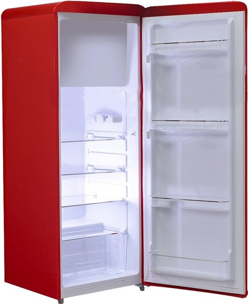 PYRAMIDEA Frigorifero Monoporta Capacit 240 Litri Classe energetica E Raffreddamento Ventilato colore Rosso - MAMBO2401R Mambo