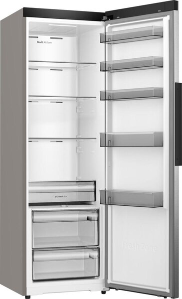 Hisense Frigorifero Monoporta Capacit 372 Litri Classe energetica E Raffreddamento No Frost colore Acciaio Inox - RL3K370SEIE