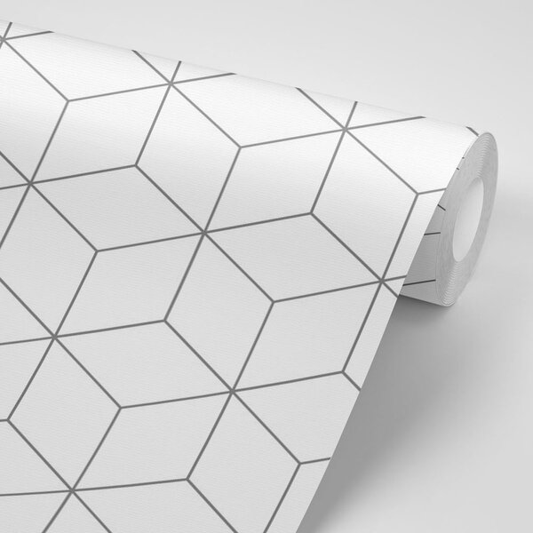 Carta da parati – Cubi in bianco e nero