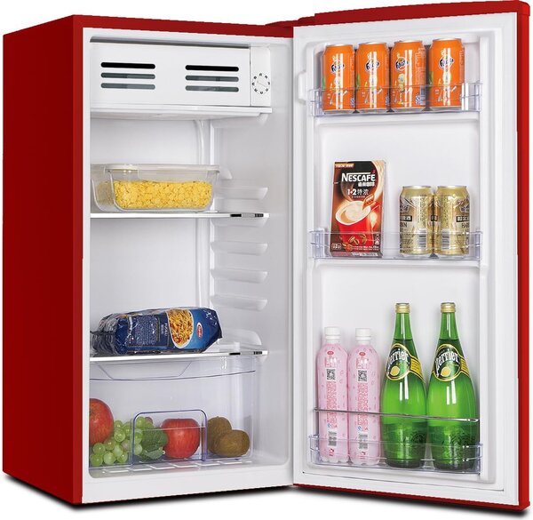 Akai Frigorifero Monoporta Capacit 90 Litri Classe Energetica E Raffreddamento Statico colore Rosso - CLASS100-RD