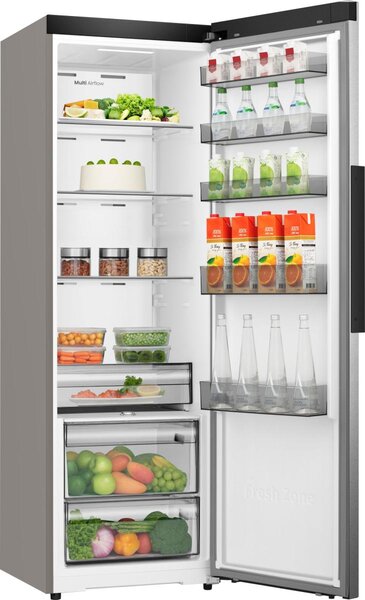 Hisense Frigorifero Monoporta Capacit 372 Litri Classe energetica E Raffreddamento No Frost colore Acciaio Inox - RL3K370SEIE