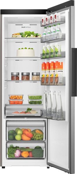 Hisense Frigorifero Monoporta Capacit 372 Litri Classe energetica E Raffreddamento No Frost colore Acciaio Inox - RL3K370SEIE