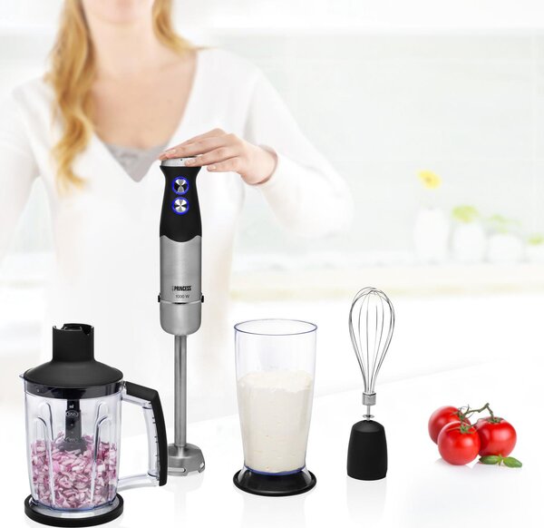 PRINCESS Frullatore a Immersione Minipimer Potenza 1000 Watt colore Inox - 221221