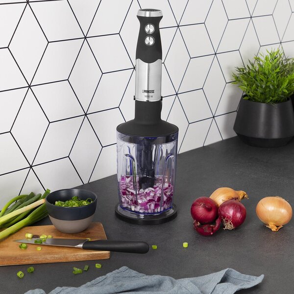 PRINCESS Frullatore a Immersione Minipimer Potenza 1000 Watt colore Inox - 221221