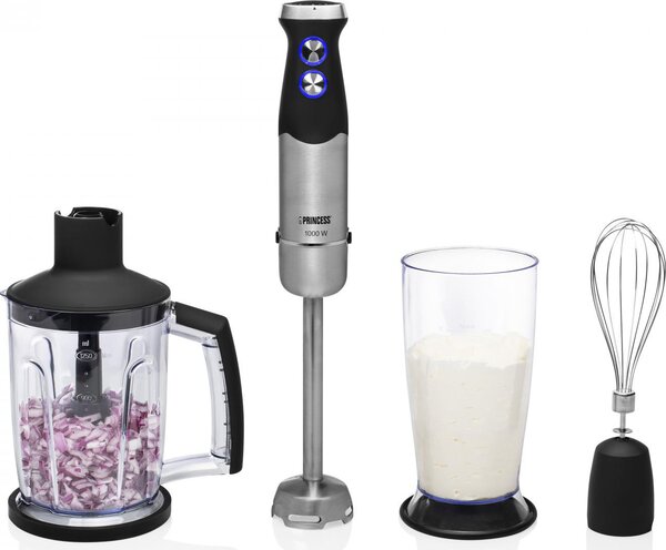 PRINCESS Frullatore a Immersione Minipimer Potenza 1000 Watt colore Inox - 221221