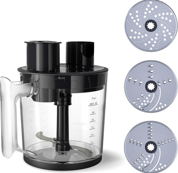 Philips Frullatore a Immersione Minipimer Capacit Ciotola 1,7 Litri Potenza 1200 Watt colore Nero - HR2685/00
