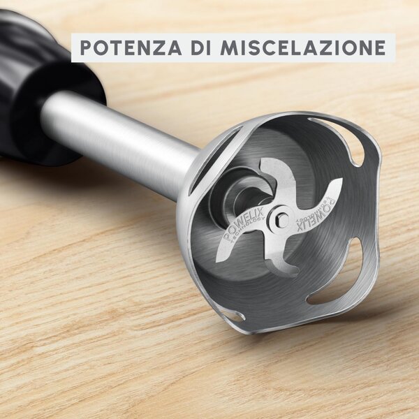 Moulinex Frullatore a Immersione Minipimer Potenza 1000W con Bicchiere e Frusta colore Nero Quickchef+ - DD673810
