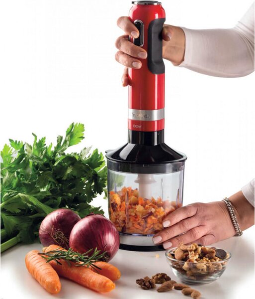 Ariete Frullatore a Immesione Potenza 1000W Capacit 0,7 Litri 10 Velocit colore Rosso Moderna 602 - 00C060200AR0